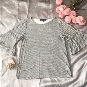 🌸STRIPPED 3/4 SLEEVE SHIRT🌸